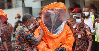 মিরপুরে রাসায়নিকের আগুন থেকে বিষাক্ত গ্যাস বাতাসে মিশে যাচ্ছে: ফায়ার সার্ভিস